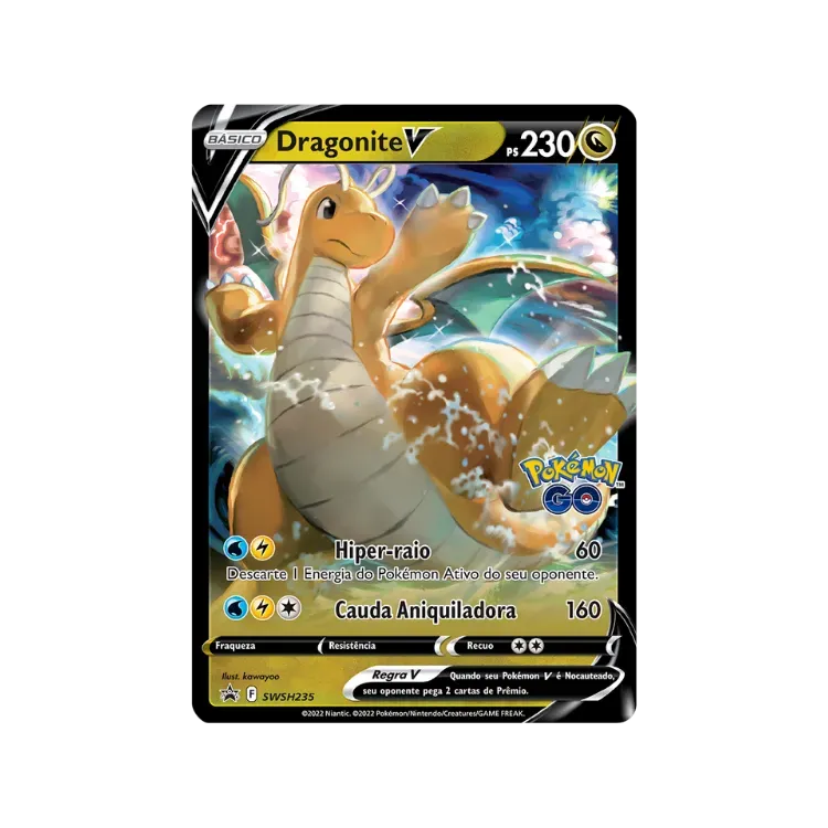 Dragonite V (SWSH235) Espada e Escudo Promos Pokémon TCG