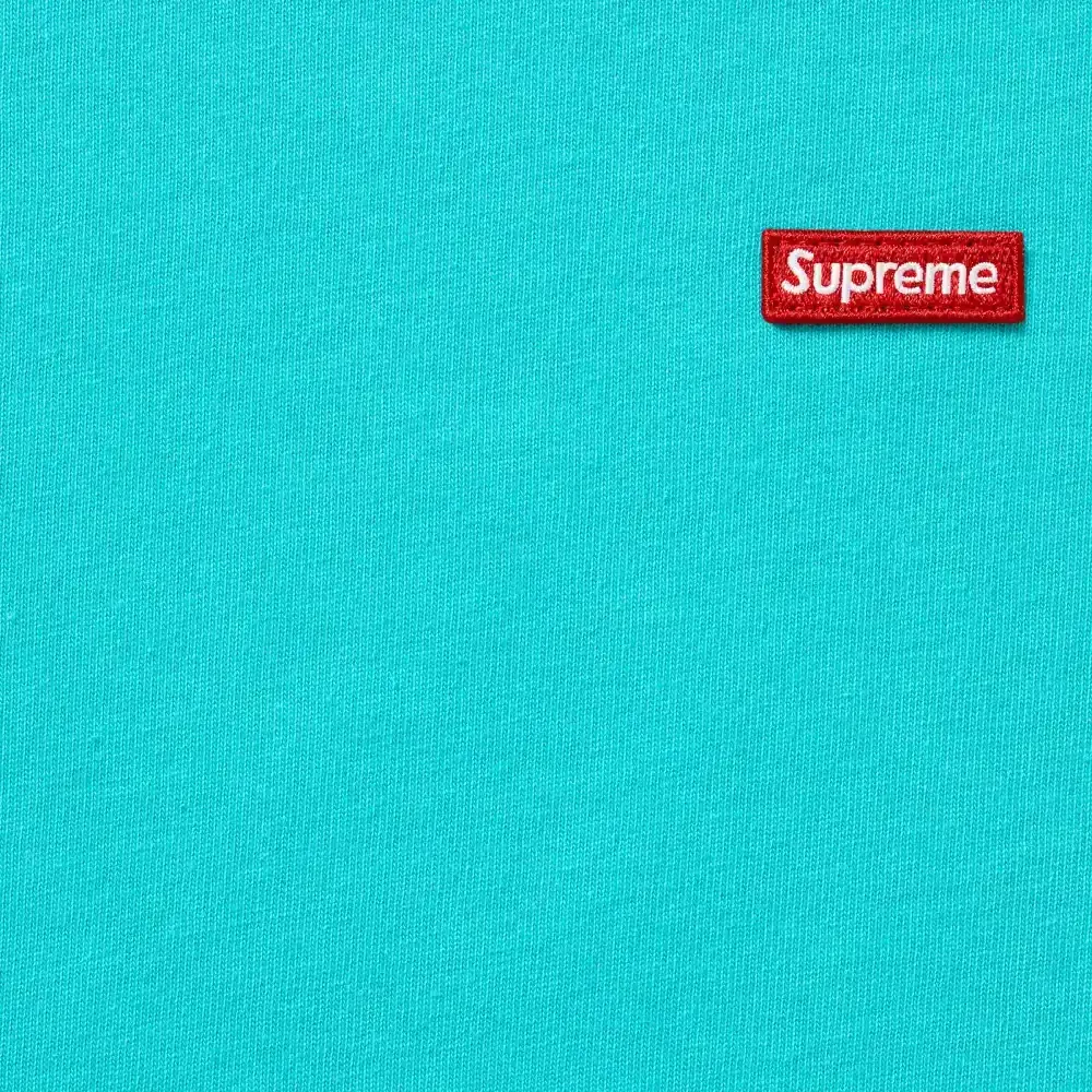 Camiseta Supreme Small Box Aqua FW26-W1 foto 1