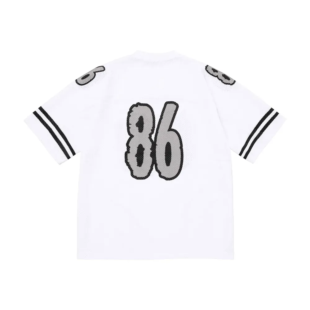 Camiseta Supreme Reflective Football Jersey White FW26-W1 - Droper