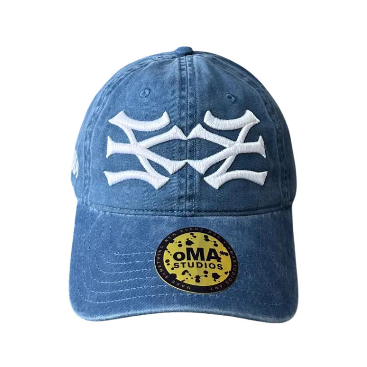 Boné oMA Studios NY NY Denim Blue