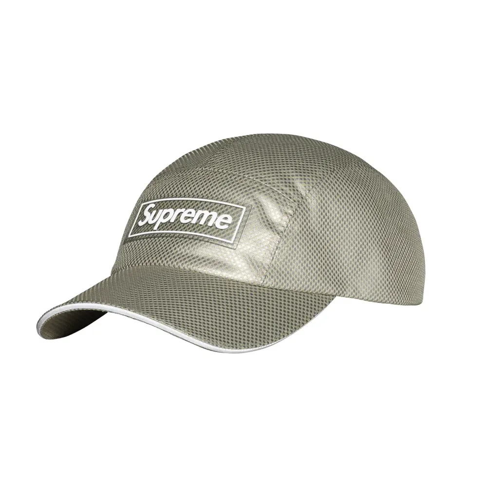 Boné Supreme Metallic Mesh Camp Stone FW26-W1 foto 1