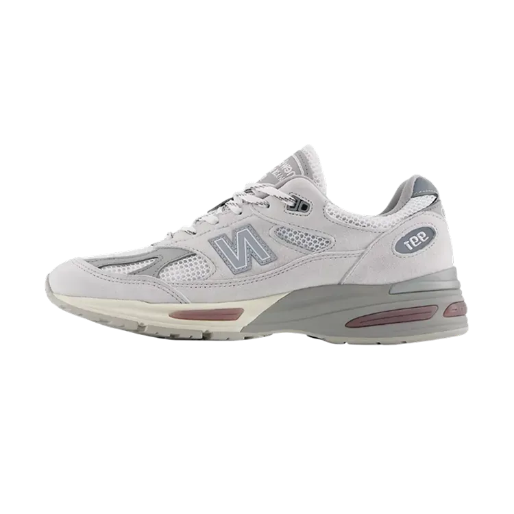 New Balance Made in UK 991V2 Wind Chime Brilliant White Flint Gray