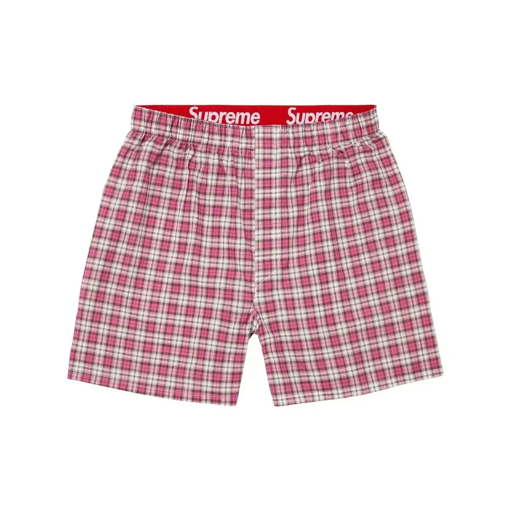 Hanes x Supreme Cueca Plaid Boxers Multicolor (4 Pack) FW26-W1