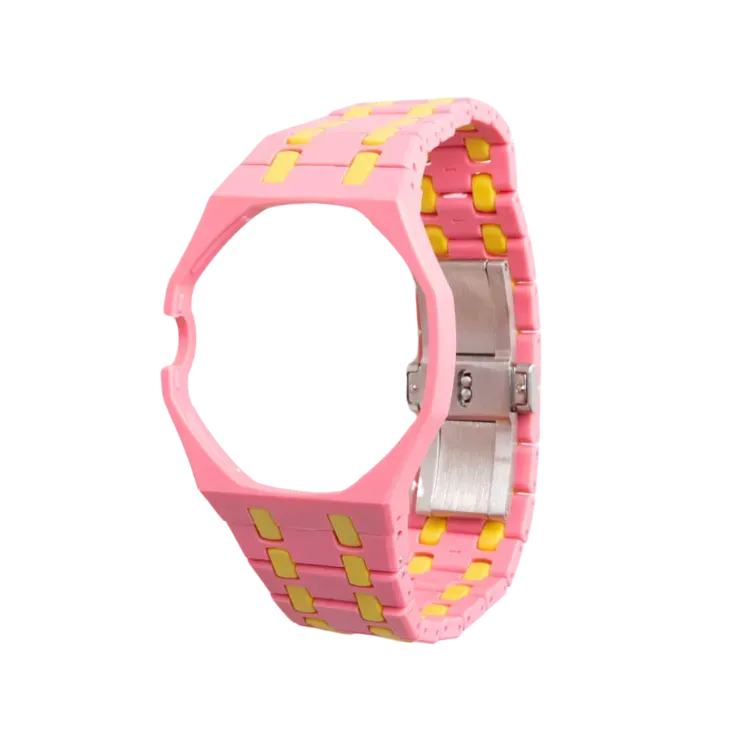 Audemars Piguet x Swatch Relógio Royal Pop OTG ROZ Pink 40 mm - Droper