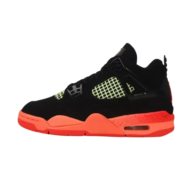 Air Jordan 4 Retro GS Infrared 23 Black Bright Mango Barely Volt