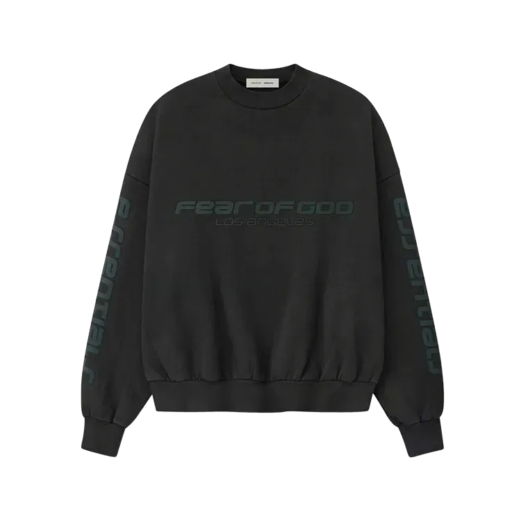 Moletom Fear of God Essentials Los Angeles Heavy Fleece Vintage Black