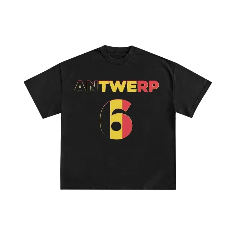 Camiseta UMS 458-LL Antwerp Six Preto