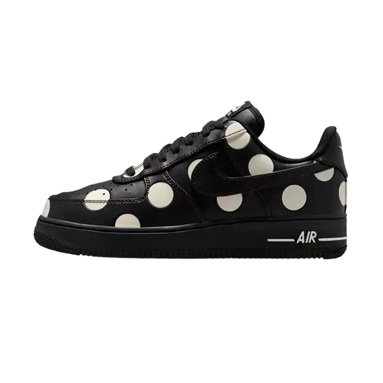 Nike Air Force 1 '07 Polka Dots Black Sail Feminino