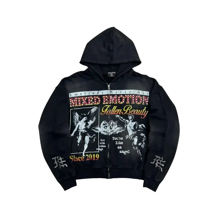Jaqueta Mixed Emotions Broken Wings Black