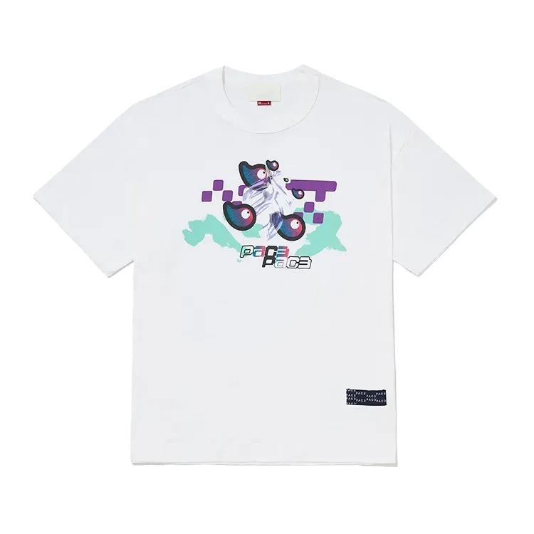 Camiseta Pace Ayos Boom Oversized Off White