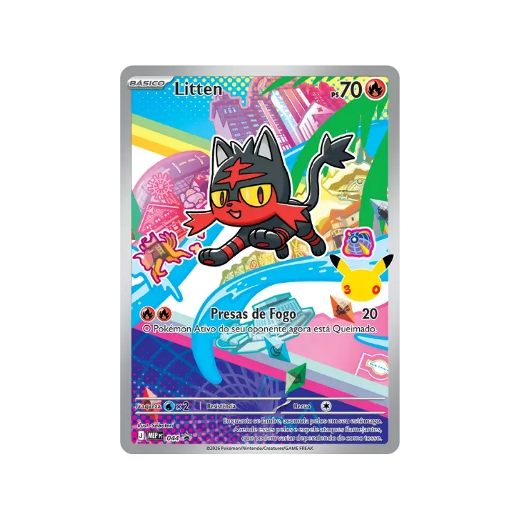 Litten (44) Mega Promos Pokémon TCG