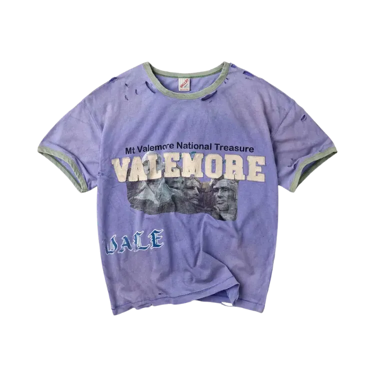 Camiseta Vale Lives Forever Camp Ringer Lake Purple