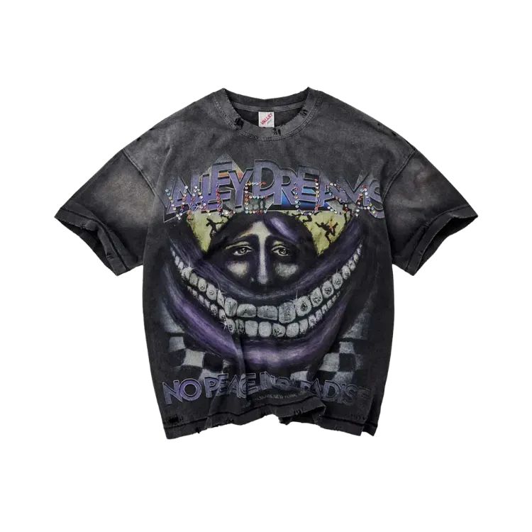 Camiseta Vale Lives Forever  Smiley Face Black