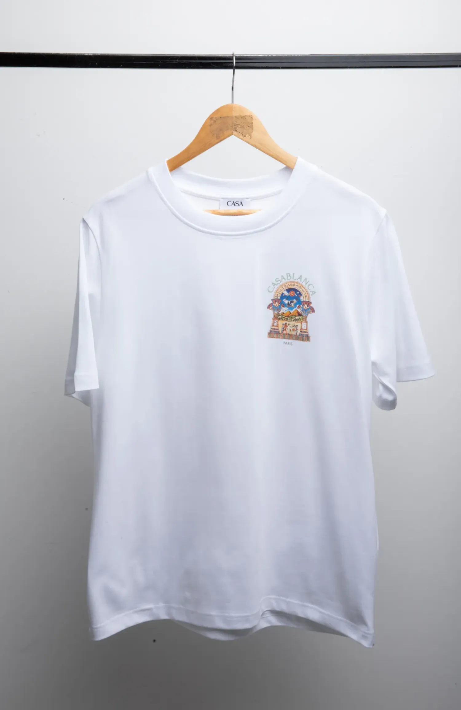 Camiseta Casablanca Classic Egyptian Arch White