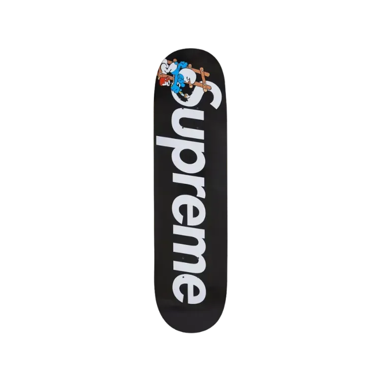 Smurfs x Supreme Skateboard Black FW20 - Droper
