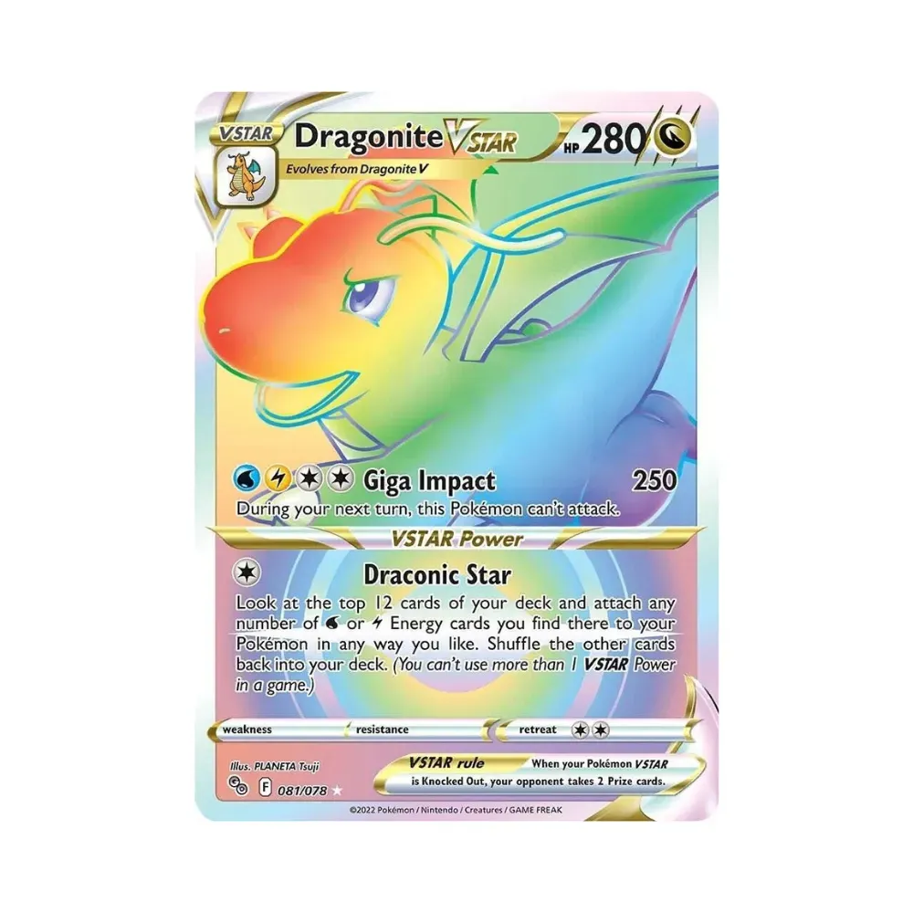 Dragonite V-ASTRO (81/78) Pokémon GO Pokémon TCG foto 1