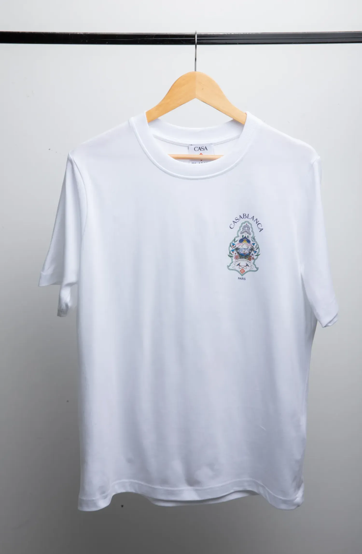 Camiseta Casablanca Hotel Emblem White