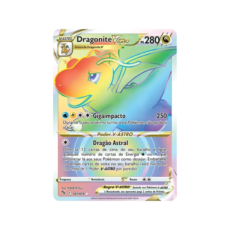 Dragonite V-ASTRO (81/78) Pokémon GO Pokémon TCG