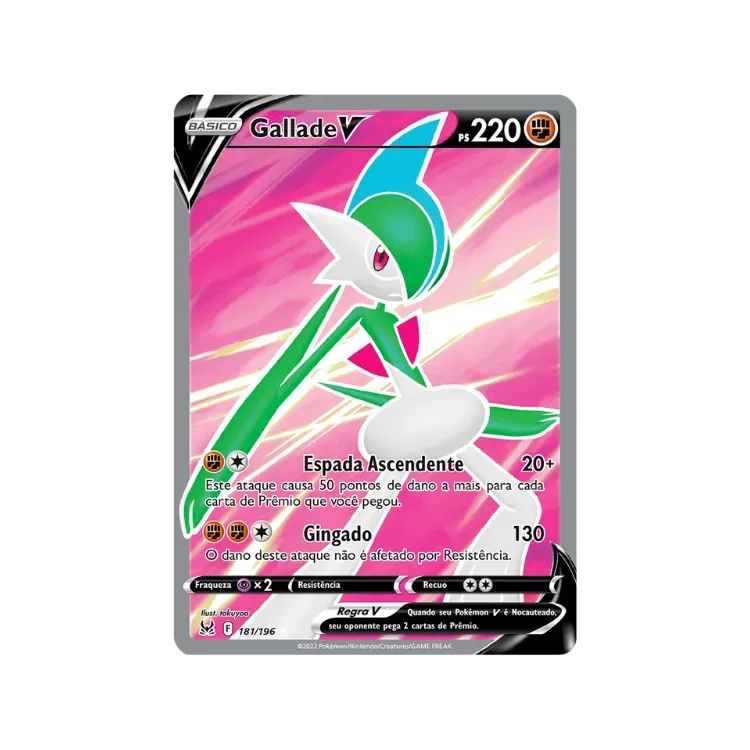 Gallade V (181/196) Origem Perdida Pokémon TCG