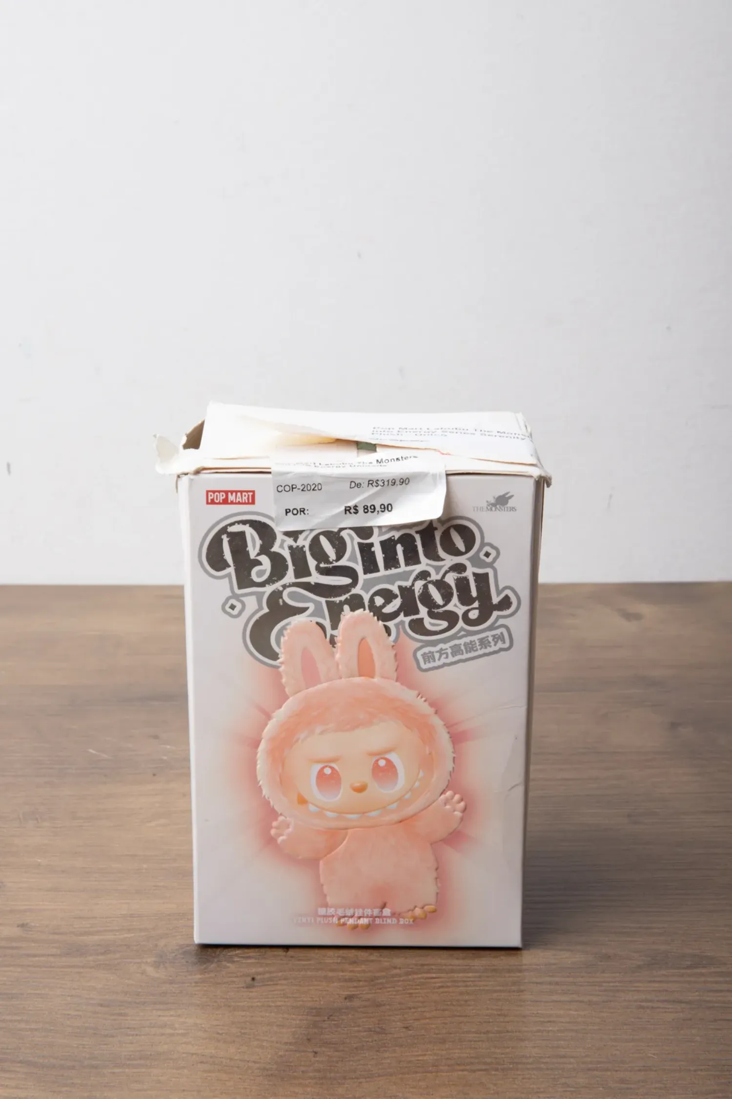 Pop Mart Labubu The Monsters Big into Energy Series Serenity Vinyl Plush