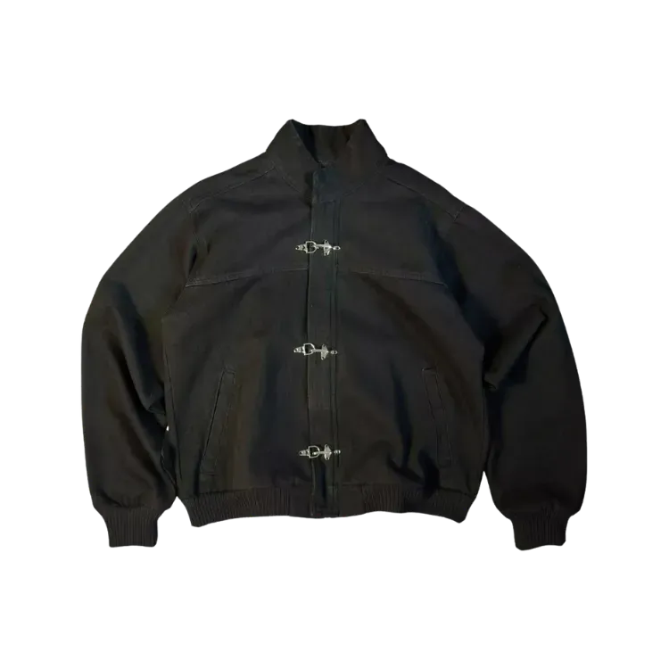 Jaqueta Fati Studios Locker Denim Black
