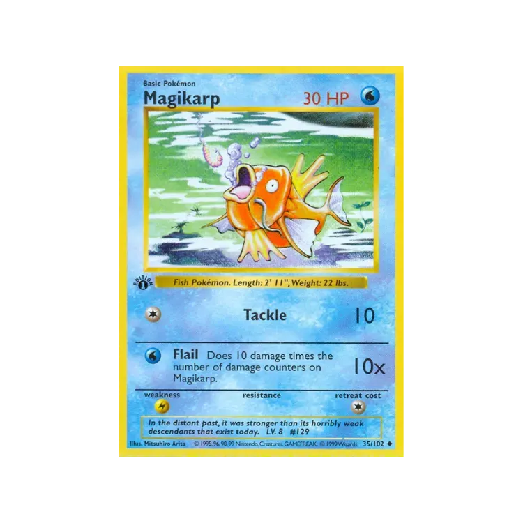 Magikarp (35/102) Base Set Pokémon TCG