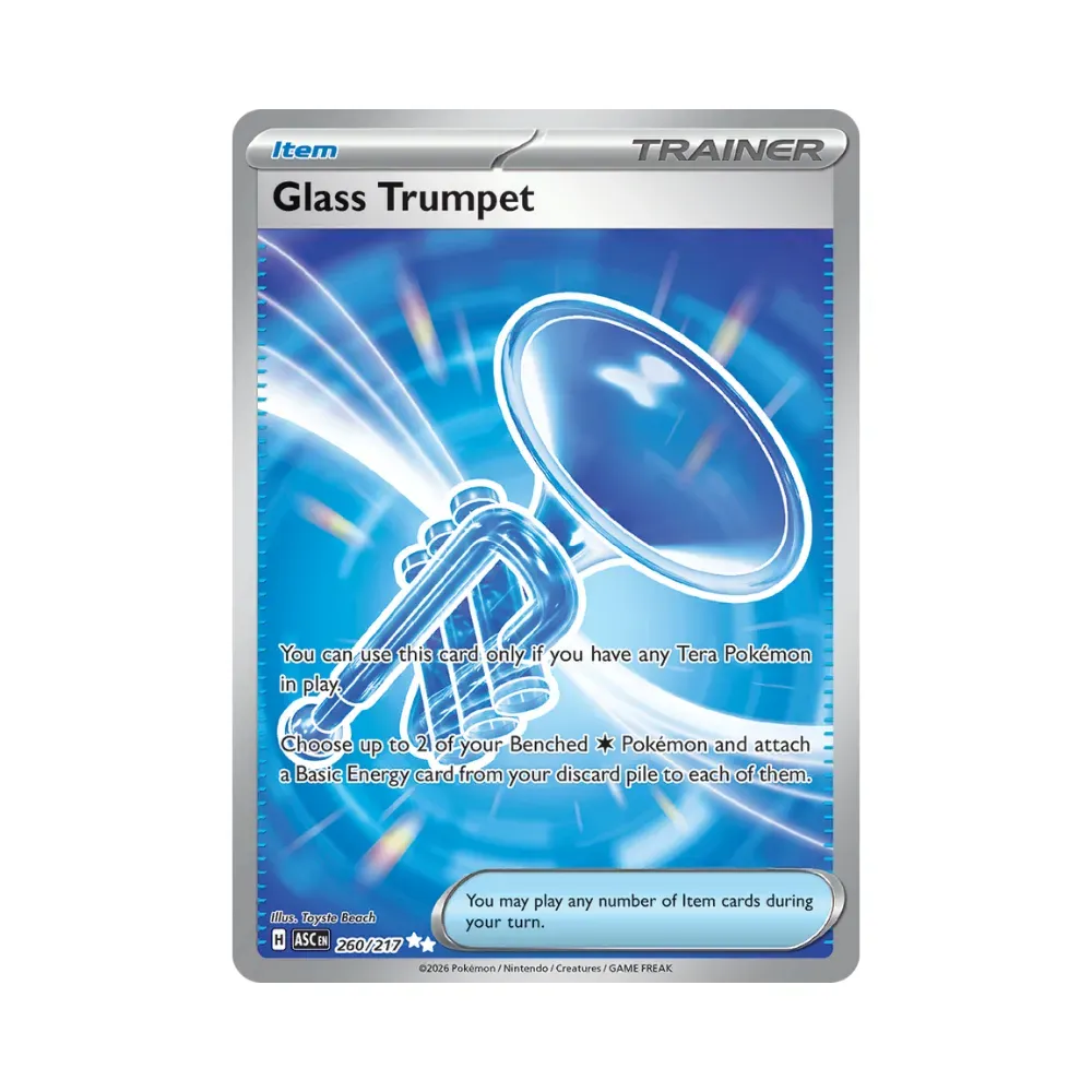 Trompete de Vidro (260/217) Heróis Excelsos Pokémon TCG - Droper