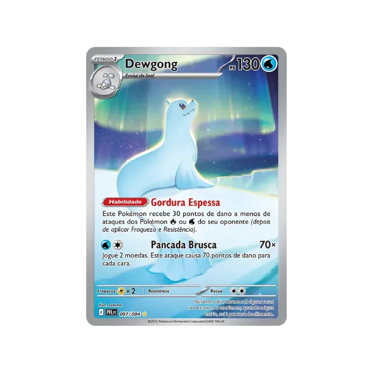 Dewgong (97/94) Fogo Fantasmagórico Pokémon TCG