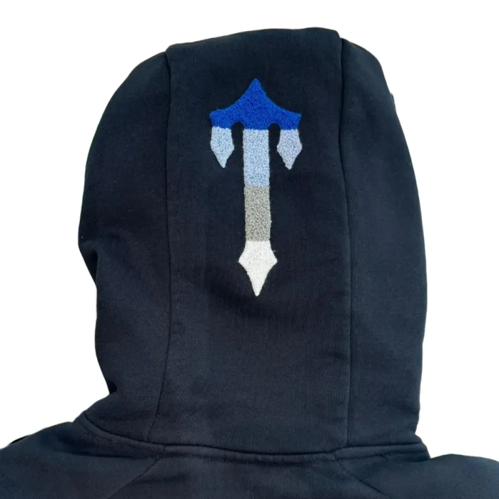 Conjunto Trapstar Chenille Decoded Tracksuit Blue Gradient Black