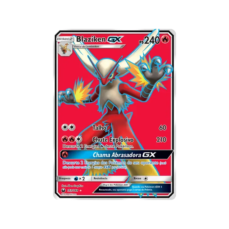 Blaziken-GX (153/168) Tempestade Celestial Pokémon TCG