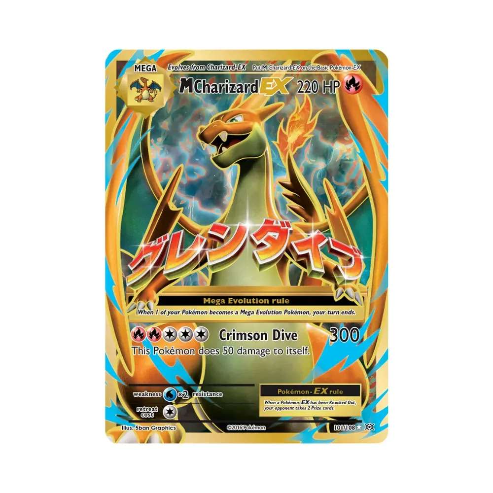 M-Charizard-EX (101/108) Evolutions Pokémon TCG - Droper