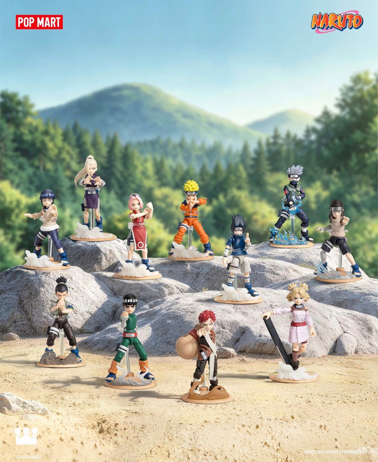 POP MART revive o clássico confronto entre Naruto e Sasuke na nova linha POP Action