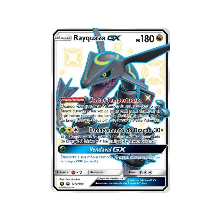 Rayquaza-GX (177a/168) Tempestade Celestial Pokémon TCG