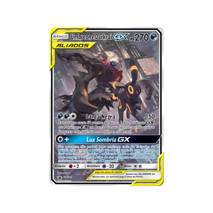 Umbreon e Darkrai-GX (SM241) Sol e Lua Promos Pokémon TCG