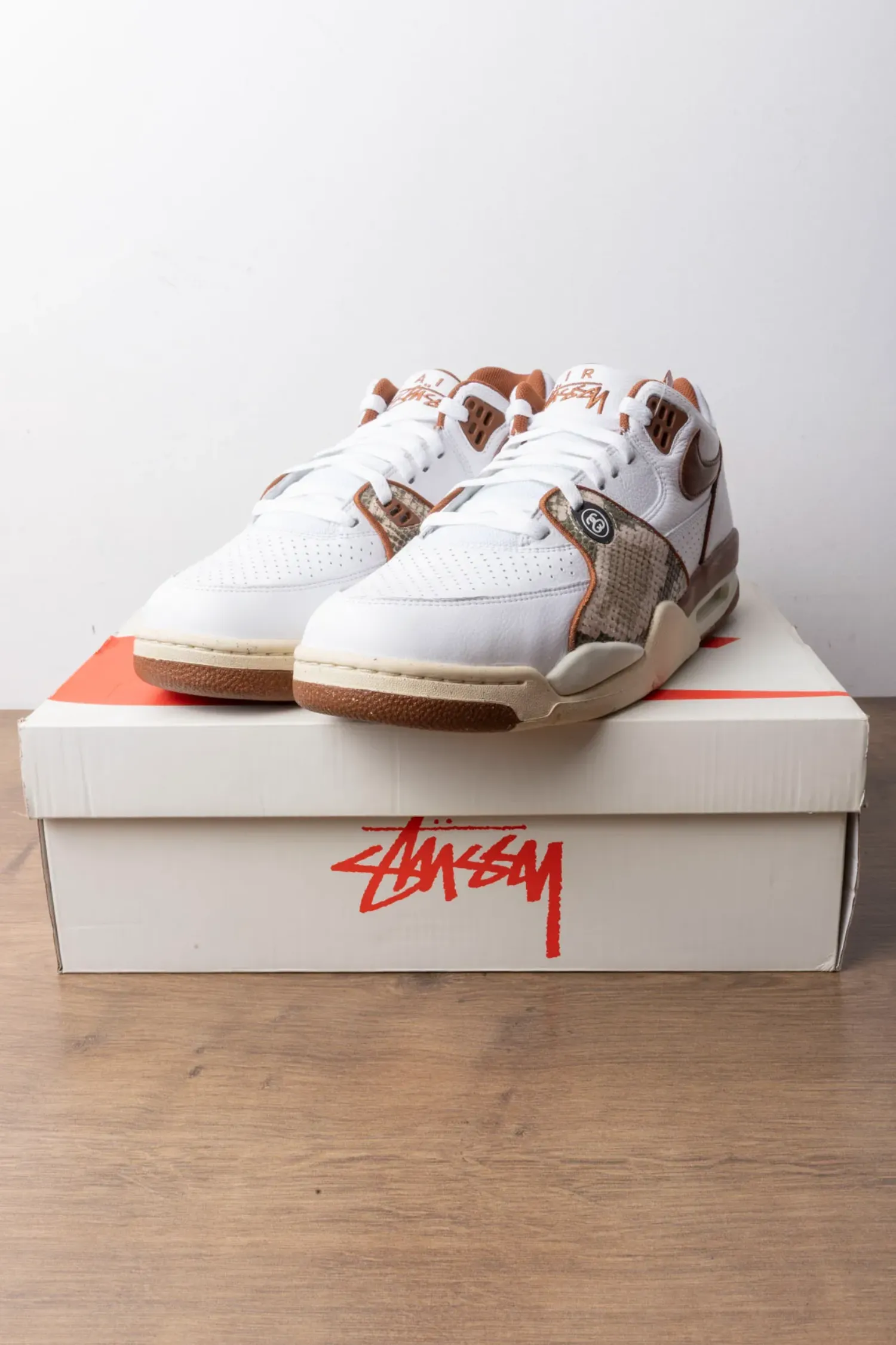 Stussy x Nike Air Flight 89 White Pecan