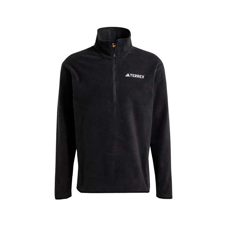 Jaqueta adidas Fleece 1/2 Zíper Essentials Black