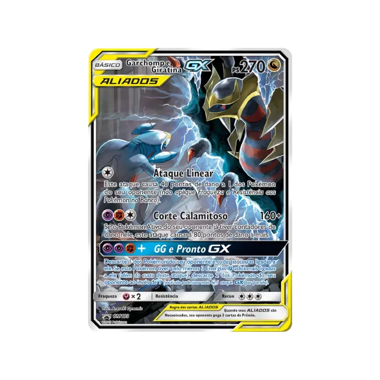Garchomp e Giratina-GX (SM193) Sol e Lua Promos Pokémon TCG