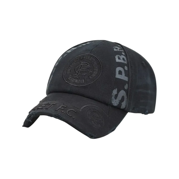 Boné Piet F.C. Emblem Distressed Black
