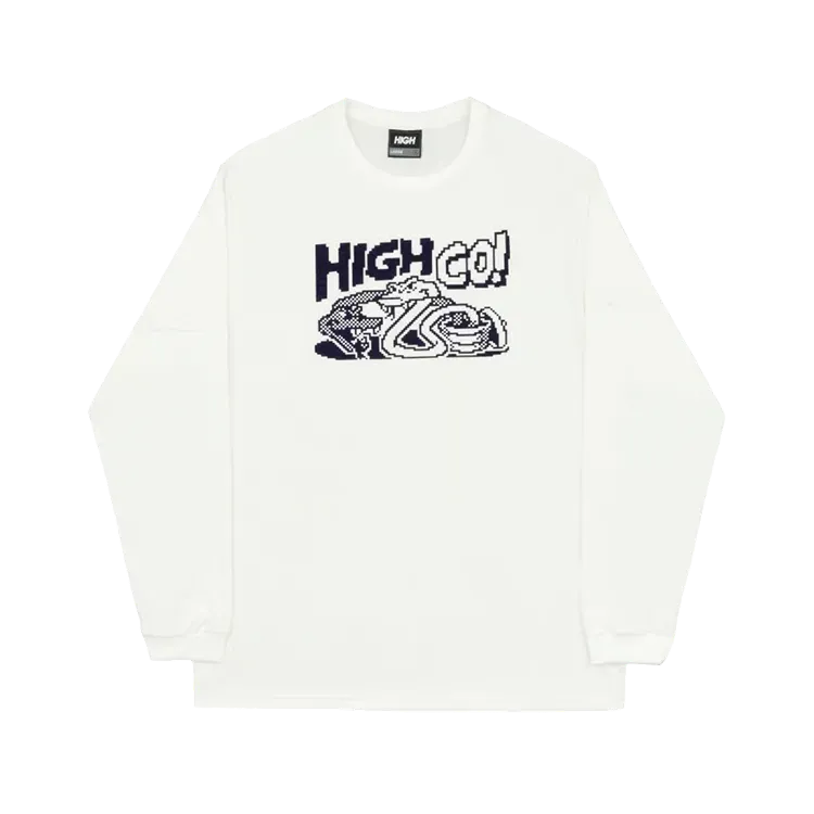 Camiseta High Company Longsleeve Cellphone Off-White