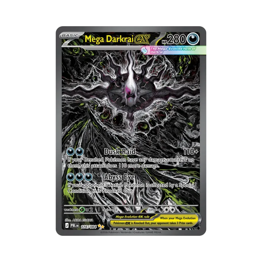 Mega Darkrai ex (116/84) Escuridão Absoluta Pokémon TCG - Droper