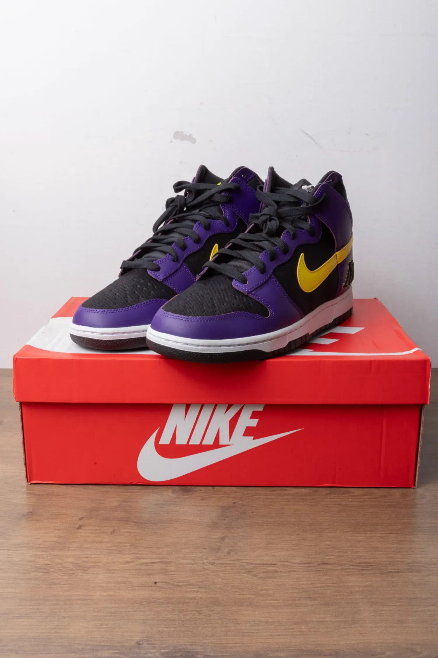 Nike Dunk High Lakers