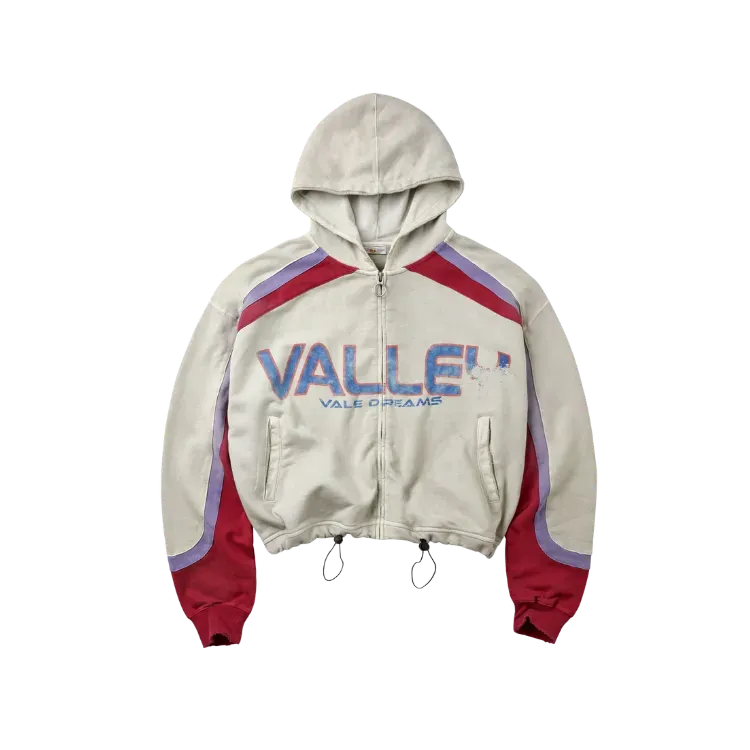 Moletom Vale Lives Forever Rocket Zip Up White