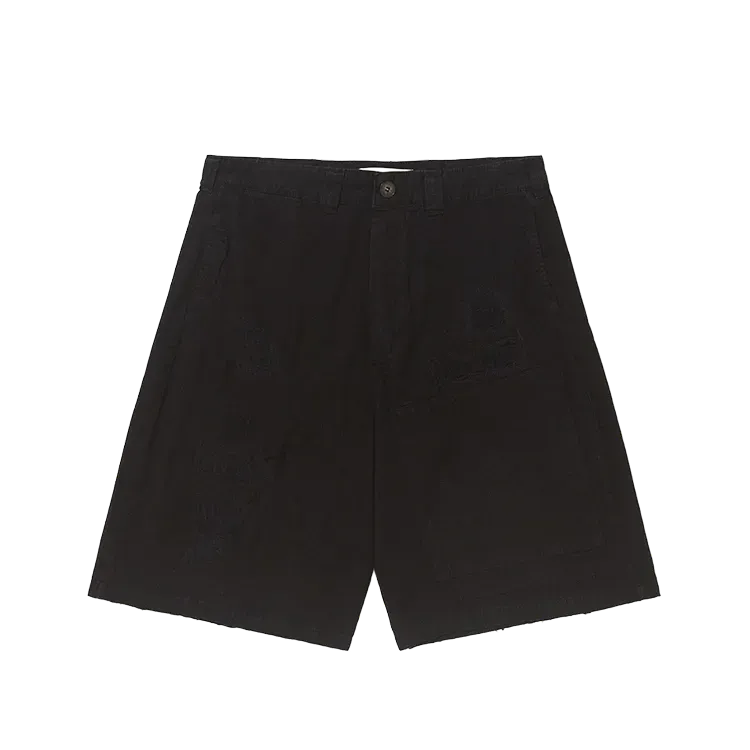 Bermuda Piet Chino Patchwork Black