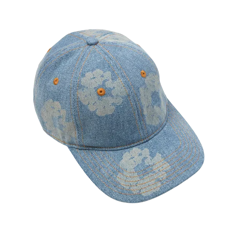 Boné Denim Tears Cotton Wreath Raw Denim Light Wash
