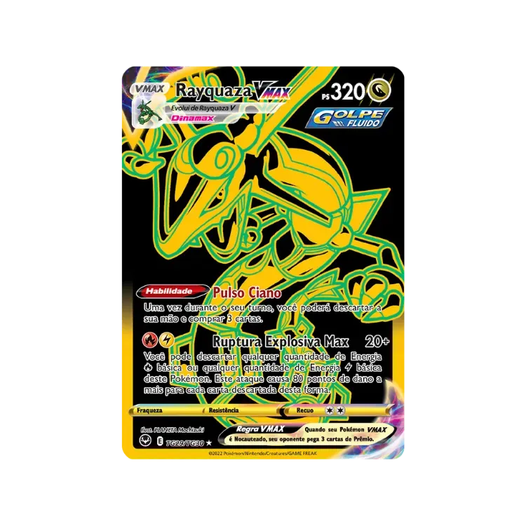 Rayquaza VMAX (TG29/TG30) Tempestade Prateada Pokémon TCG