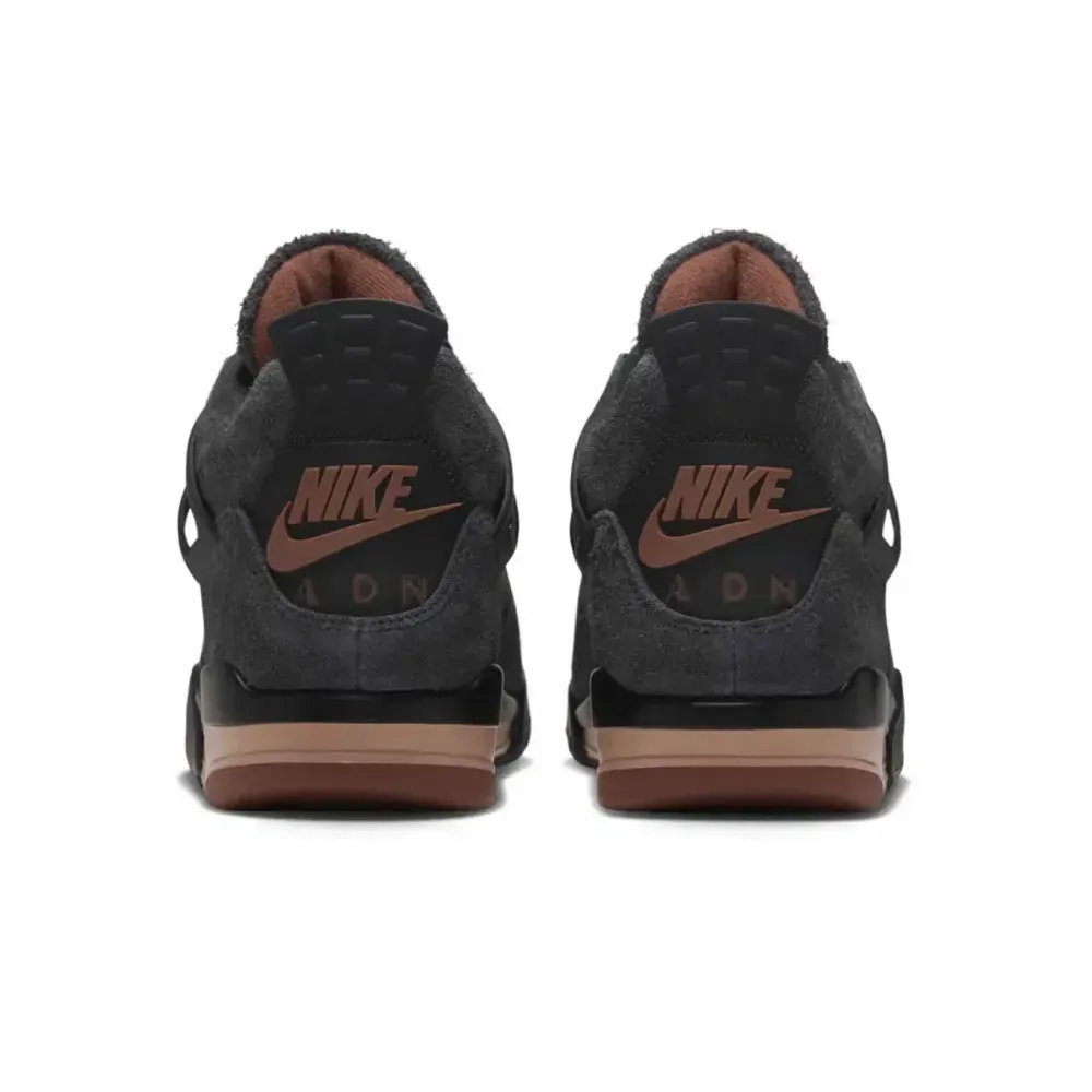 Air Jordan 4 London Black Red Bark Dark Smoke Grey foto 4