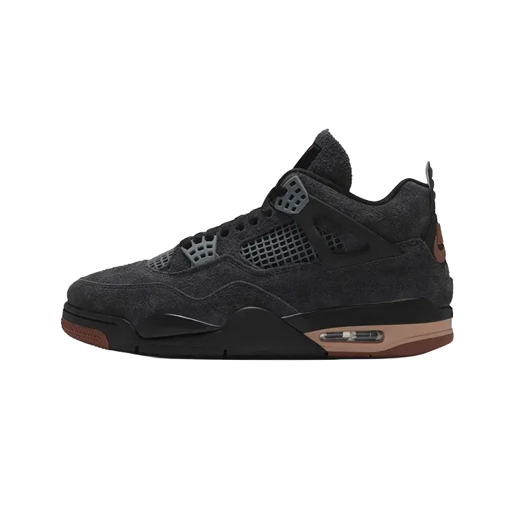 Air Jordan 4 London Black Red Bark Dark Smoke Grey