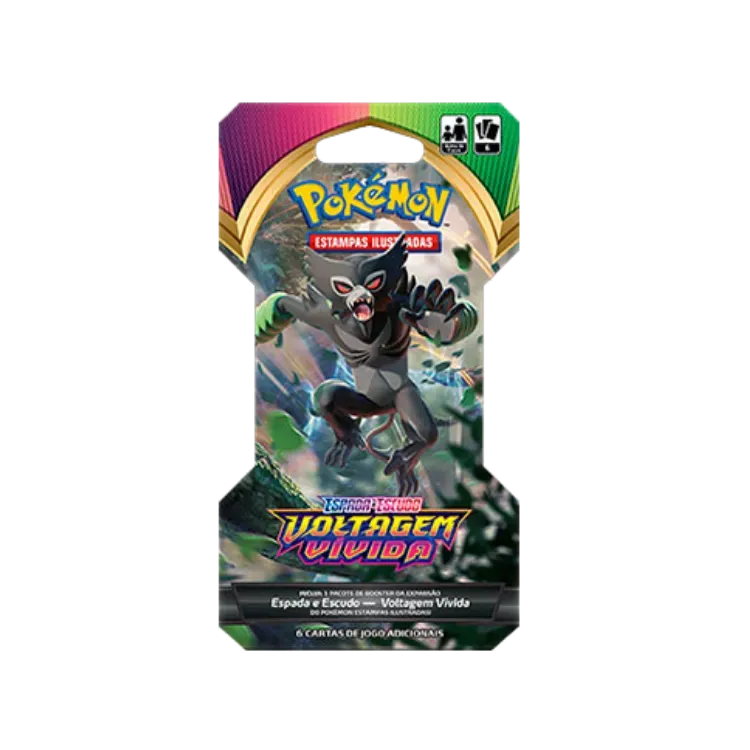 Blister Unitário Voltagem Vívida (Zarude) Pokémon TCG PT-BR