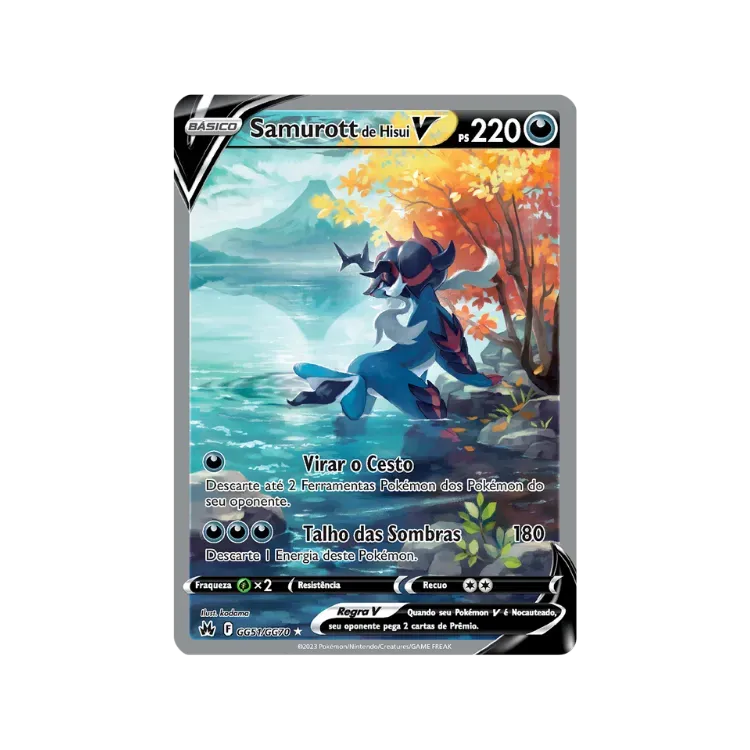 Samurott de Hisui V (GG51/GG70) Realeza Absoluta Pokémon TCG