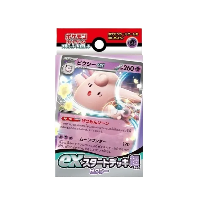 Deck de Cards EV ex Starter Decks (Clefable) Pokémon TCG JPN